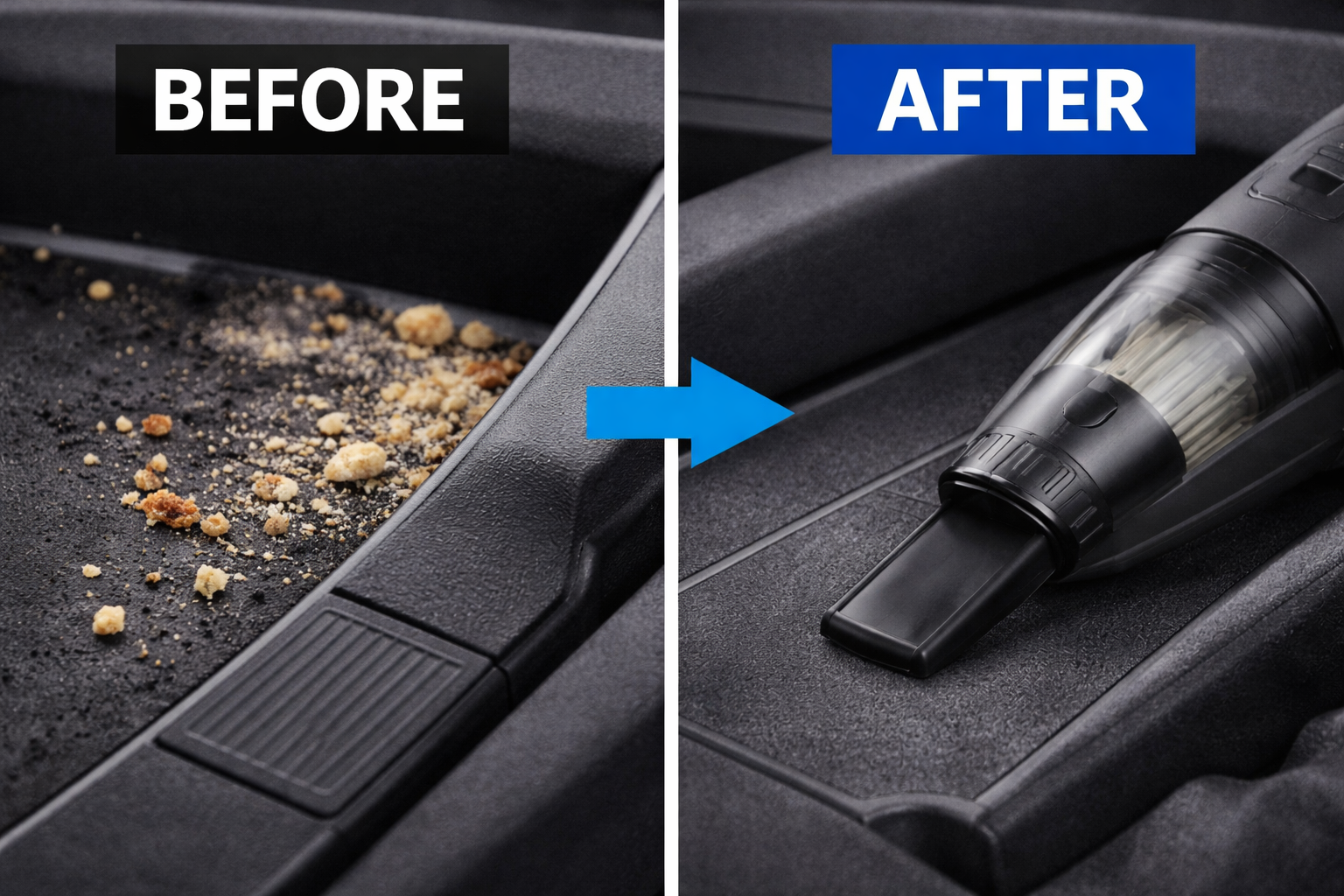 Portable Mini Vacuum Cleaner- Powerful Car & Home Cleaning Tool